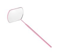 Baluue Espejo De Extensión De Pestañas Inoxidable Herramienta De Inspección Portátil Para Maquillaje Espejo De Mano Antivaho Para Mujeres y Niñas Diseño Elegante Para Aplicación