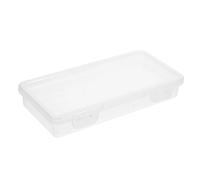 Baluue Estuche de Plástico Transparente para Bolígrafos y Pinceles, Organizador Apilable de Gran Capacidad, Diseño Compacto y Portátil, Almacenamiento para Material de Arte, Uso Escolar y Profesional