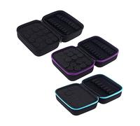 Baluue Estuche De Viaje para Aceites Esenciales Bolsa De Almacenamiento De Perfume y Pintalabios Caja De Esencial De Gran Capacidad y Ligera Color Púrpura