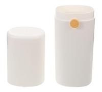 Baluue Estuche de Viaje para Cepillos de Dientes Blanco Porta Cepillos Portátil Orificio de Ventilación Vaso para Enjuague Bucal y Pasta Dental Organizador Pequeño y Ligero para