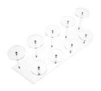 Baluue Expositor Joyas Soporte Almacenamiento Transparente Estante Decorativo