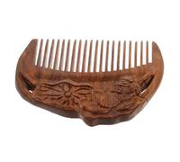 Baluue Exquisito Tallado: Peine de Masaje Estático para El Cuero Cabelludo con Muy Espaciados para El Cabello