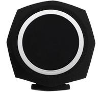 Baluue Funda de Esponja para Micrófono Que Filtra Ruido y Reduce Ruidos de Viento Negra Cubierta Ligera para Micrófono en Soporte de Suelo o Trípode Pequeño