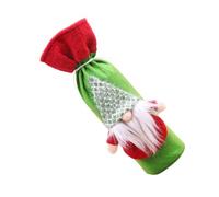 Baluue Funda para Botella de Vino Navideña sin Rostro Barba Decoración para Mesa Navideña Accesorio Festivo para Botellas 1 Pieza Colores Surtidos Adecuado para Vacaciones y