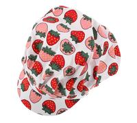 Baluue Gorro de Cocina Multiuso para Mujer de Algodón Transpirable Estampado Decorativo Circunferencia 50-68 Cm para Restaurantes y Procesamiento de Alimentos