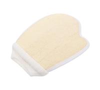Baluue Guante Exfoliante Corporal Adecuado para Depurar la para Baño de Lufa Beige la y Producción de Abundante y Usar en Ducha