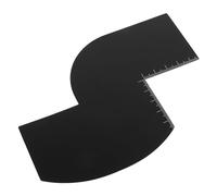 Baluue Herramienta De Peluquería Tarjeta De Barbero Con Medidas Plantilla Para Barba Guía Para Línea Del Cabello Herramienta Para Forma Barba Salón Diseño De Bigotes Plantilla Para Línea