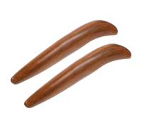 Baluue Herramientas de Masaje de Madera 2piezas Diseño Único para Acupuntura y Raspado Ligero Adecuado para Relajación y Terapia Manual