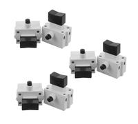 Baluue Interruptor de Encendido para Máquina de Corte de Acero 10A Interruptor de Repuesto para Herramienta Eléctrica Paquete de 6 Unidades Pulsador de Arranque y Parada para Máquina