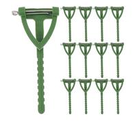 Baluue Juego de 100 Alfileres de Seguridad para Broche de Flores en Forma de T, Material Plástico Resistente y Diseño Triangular, Adecuado para Fiestas y Bricolaje Ramilletes
