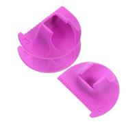 Baluue Juego de 3 Reglas de Costura para Pulgar de Plástico Medidor de Costura Manual 2Mm 3Mm y 4Mm Plantilla Guía para Acolchado y Patchwork Herramienta Precisa para DIY y Bordado