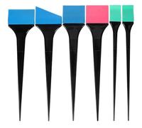 Baluue Juego de 6 Aplicadores de Silicona para Teñir el Cabello Cepillos Profesionales para Coloración Kit para Salón y Uso Doméstico Accesorios Duraderos para Colorear Fácil y Rápido