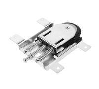 Baluue Juego de Rodillos Deslizantes para Puertas Corredizas de Armario, Poleas Metálicas Resistentes con Cojinetes de Bolas, Ruedas para Armarios y Muebles, Repuesto para Puertas