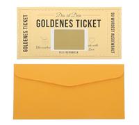 Baluue Juego de Tarjetas Rasca y Gana DIY Pegatinas Doradas para Fiestas y Manualidades Tarjetas Divertidas para Rascar Mensajes Secretos y Cupones Personalizados 1 Set para