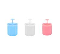 Baluue Kit de 3 Piezas de Botella Espumosa Facial de Plástico Pp y Abs, Fácil de Usar y Decorativa para Limpieza Facial en Casa Color Aleatorio