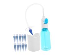 Baluue Kit De Eliminación De Cera De Oído Manual Herramienta De Limpieza De Oídos Con Puntas y Cuenco Sistema De Irrigación Seguro Adultos Para Mantener
