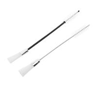 Baluue Kit de Limpieza para Saxofón Tenor y Alto Cepillo de Crin Natural para Boquillas 2 Piezas Suave para Orificios Tonales Herramienta Portátil para Mantenimiento y Limpieza de