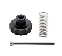 Baluue Kit de Nivelación para Estabilizar y Facilitar el Ajuste y Resortes Resistentes Tornillos M3x45, Tuercas de Latón para Cama Caliente de Impresora 3d