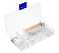 Baluue Kit de Reparación Silicona Cómoda que No Irrita Almohadillas Nasales Antideslizantes para Gafas Completas y Decorativas Adecuado para Uso Diario