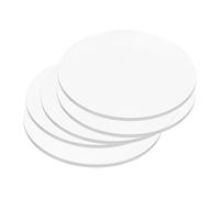 Baluue Láminas Redondas Transparentes de Acrílico 100X3 MM 5 Piezas para Manualidades y Señalización Discos Acrílicos Lisos para Bricolaje y Decoración en Hogar y Oficina