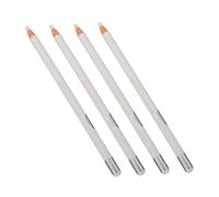 Baluue Lápiz Delineador De Ojos Blanco 4 Unidades Resistente Al Agua Para Maquillaje De Chicas y Mujer Tamaño Compacto, Práctico Para Uso Diario y Eventos