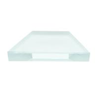 Baluue Lente Óptica de Vidrio para Enseñanza Física, Lente Convexa Semicircular Multifuncional, Herramienta Didáctica Precisa para Experimentos Escolares, Material Educativo Portátil