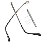 Baluue Lentes De Sol Metalicos Kit De Reparación De Gafas Anteojos De Nerd 1 Juego Gafas Marco Accesorios Gafas Acero Inoxidable Reemplazo Gafas Metalicas Gafas De Sol Metalicas