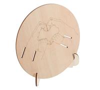Baluue Letrero de Anuncio Recién Nacido de Madera Robusta para Hospital Soporte Portátil para Pulseras Infantiles Señal de Bienvenida para Maternidad Decoración Funcional y Elegante