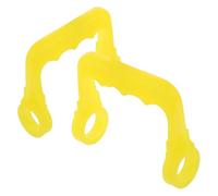 Baluue Manija para Gato Hidráulico de Piso Horizontal 2 Toneladas, 2 Piezas Amarillas, Accesorio Duradero y Ergonómico para Elevadores de Coche, Mango Que Ahorra Mano de Obra para Taller