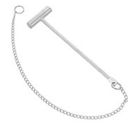 Baluue Martillo de Emergencia Pequeño de Acero Inoxidable para Botón de Alarma contra Incendios Herramienta Rompe Cristales para Baño Dormitorio y Oficina Equipo de Seguridad