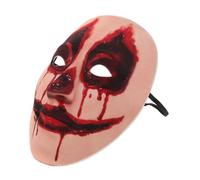 Baluue Máscara Demonio Sangrienta de Novia con Ajustable para Halloween Fiesta Cosplay Accesorio y Cómodo de EVA