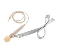 Baluue Micrófono de Mano Omnidireccional Amarillo con Cable y Interruptor Mini Micrófono Portátil para Enseñanza y Guías Turísticos Amplificador de Voz Personal Compacto para