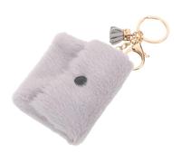 Baluue Mini Monedero Llavero Kawaii De Peluche Pequeño Organizador De Cables y Monedero para Bolso De Mano Bolso Cruzado o Coche