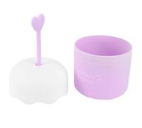 Baluue Mini Vaso Facial Portátil Color Púrpura, Generador de Espuma Rápida para Limpieza Profunda de Piel, Herramienta Manual para Leche Limpiadora y Cuidado Facial