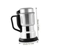 Baluue Molino Eléctrico de Café y Especias Portátil para Uso Doméstico Compacto y Ligero Motor Rápido y Resistente Corrosión Adecuado para Moler Granos de Café Pequeños y Granos de