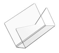 Baluue Organizador De Archivos De Escritorio Acrílico Transparente, Estante De Almacenamiento para Sobres Práctico y Ligero, Expositor De Correo Multifuncional para Oficina y Hogar