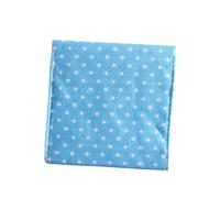 Baluue Organizador de Toallas Sanitarias Bolsa Secreta para Mujeres y Niñas Estuche de Algodón y Lino Diseño Azul Porta Compresas Diario