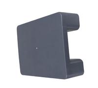 Baluue Palet de Plástico Ligero con Ventilación Rejilla para Almacenamiento Sótanos Apilable y Resistente la Humedad para Supermercados y Almacenes Gris