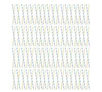 Baluue Palitos de Papel para Algodón de Azúcar 10X300 MM 100 Unidades Varitas Rayadas - y - Compatibles Máquinas Comerciales Suministros para Fiestas Carnavales y Cumpleaños