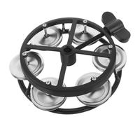 Baluue Pandereta de Hi-Hat con Platillos de Campana Montables y Perno de Fijación Suspensión Doble para Batería Sonido Ajustable Construcción Ligera para Escenarios Musicales