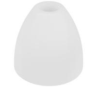 Baluue Pantalla de cristal para lámpara de techo de cristal de repuesto E27, blanco mate para decoración del hogar o hotel, 14,5 x 13,5 cm