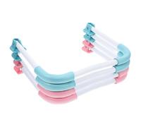 Baluue Patas Plegables para Muebles en Forma de U, Soporte Metálico Resistente para Mesas de Noche y Cocina, 4 Piezas, Ideales para Espacios Pequeños y Uso Multifuncional