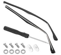 Baluue Patillas de Gafas Transparentes de Cristal Piezas de Repuesto para Varillas de Montura Juego de 1 Par para Gafas de Sol y Lectura Accesorios Compatibles para Reparación