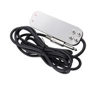 Baluue pedal de acero inoxidable interruptor de pedal de máquina pedal de pedal para tienda Pedal de rosca de 2,3 metros Black