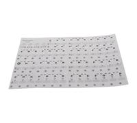 Baluue Pegatinas Transparentes para Teclado de Piano Calcomanías Letras Visibles Removibles y Ecológicas para Aprender a Tocar el Piano Ideales Principiantes