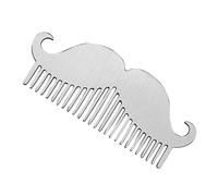 Baluue Peine De Acero Inoxidable Multifuncional Para Barba y Cabello Peine De Viaje Abridor De Botellas Herramienta Versátil Para Hombres Para Cuidado Personal y Estilo