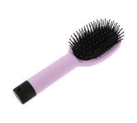 Baluue Peine Desenredante con Rodillo Masajeador para Cabelludo Peine Multifunción con Caja de Almacenamiento Oculta Compacto y Portátil para Cabello Rizado y Húmedo Efecto Voluminizador
