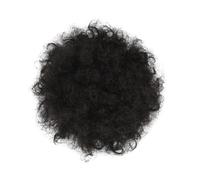 Baluue Pelucas Afro Con Moño Sintético Moño Afro Rizado Falso Para Mujer Con Cordón Falso Pelucas Rizadas Negras