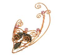 Baluue Pendiente Ear Cuff para Oreja Derecha Clip No Perforado Diseño Curvado de Hipoalergénica Accesorio para Mujer y Cosplay Estilo y Pixie