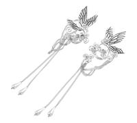 Baluue Pendientes De Borlas De Hada Largos Para Mujer Diseño De Alas Material Suave Para Fiesta o Noche